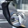 Interior Accessories SEAMETAL 2Pcs Car Rear View Mirror 6CM Wide Angle Rearview Blind Spot Suction Cup HD Convex For Parking Safe