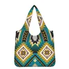 Storage Bags TOADDMOS Aztec Tribal Geometric Pattern Ladies Shoulder Bag Eco-friendly Recyclable Shopping Portable Large Capacity Tote
