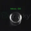 11mm 14mm 15 mm 18 mm 19mm 20mm 20mm 24 mm abnehmbare Quarz -Einsatz -Schüssel -Raucherzubehör für flache obere Schrägkantenquarz -Banger -Nägel Glas Bongs Dab Rigs Rohre