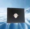 Sliver Band 18K Rose Gold Tear Drop CZ Diamondring met originele doos Fit 925 Silver Wedding Rings Set Engagement Sieraden voor Women4175970