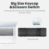 Bogenhebräisch/Korea/Russland Wireless Folding -Tastatur mit Touchpad wiederaufladbare faltbare Bluetooth -Tastatur für Tablet iPad 240419