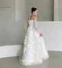 Причудливая Корея с плеча в саду свадебное платье с длинным рукавом с длинным рукава