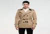 Men039S Trench Coats Lapel Fashion Mens Man Vêtements Chaquetas Hombre Khaki Slim Fit Overcoat Designer à manches longues Spring Automne 2006012