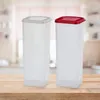 Bouteilles de rangement porte-pain en sandwich en plastique avec distributeur de couvercle hermétique récipient frais pour le pain