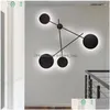 Wandlamp Moderne Led Stone Lights Luminaria Pentadeira Monkey Espelho Naast Drop Delivery Home Garden El Supplies Deco DHGEK