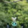 Décorations 1pcs papillon Suncatcher Crystal Prism Ball Pendule Feng Shui Pendants suspendus Rainbow Sun Catcher Window Garden Decor