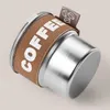 Kubki kubek do kawy kawy ze stali nierdzewnej filiżanka kawy ze stali nierdzewnej z pokrywką wielokrotnego użytku Hot Cup Home and Office Coffee Akcesorium 400 ml J240428