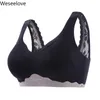 Bras Weseelove Seamless Underwear Lingerie Plus Size Push Up Bra Women's Thin Beautiful Back Gathered Large Sports Vest X66