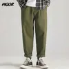 Мужские брюки Hiqor Brand Японский мужской грузовой поезд Новый черный случайный армия зеленые брюки. Негабаритный Q240429