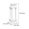 Décorations de jardin Office de décoration de colonne romaine mini table de sable de pilier grec po