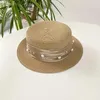 Cappelli larghi Brim Elegant Fashion Satin Pearl Sweet Little Fresh Top Hat Children Frima Summer Protezione da sole Treccia Short Brimmed Visor