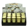 Debang Wholesales Gold Bar Shape of Metal Zinc Eloy Portable Car Mini Ashtray för tobak