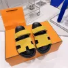 Summer Chypre Mules Sandals Slides Slippers Top Quality Beach Classic Flat Men and Women's Luxury Designer Leather factory footwear