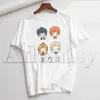 T-shirty Yaoi BL Dane Yaoi Dane Anime T-shirt damskie Krótkie rękawowe top vintage Top Cute Summer Womens Kawaii Clothing T-Shirtl2404