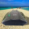 2 человека в кемпинге палатка однослойная палатка на открытом воздухе против UV Beach Tental Sun Укрывает тень тени для рыбалки для парка для пикников 240417