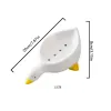 Plats 1pc Douleur Doudable Duck Shape Cartoon Socon Plat pour les accessoires de salle de bain