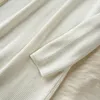 Lässige Kleider schwarzer Rollkragenpullover Feiertag Langes Kleid Frauen Herbst Winter White Sleeved Strick Pullover locker einfach