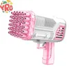 Gun Toys Bubble Machine Gun 36 Holes Bubble Gun Bubbles Kids Toys for Toddlers Boys Girls leeftijd 3 4 5 6 7 8 9 10 11 12 -jarige T240428