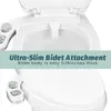 SAMODRA Button Bidet NonElectricSelf Cleaning Dual Nozzle Frontal and Rear Wash Fresh Water Toilet Seat Attachment 240415