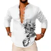 Nova camisa de estilista de moda de verão Clother madure camisa fino casual masculino de colarinho popular de colarinho masculino HIGN HIP HIP HIP CAMISTA 944