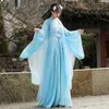 Abbigliamento etnico di grandi dimensioni Hanfu in stile cinese abbigliamento tradizionale di tang dynasty costumi di danza folk cosplay abito fata da donna abito estivo