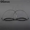 Солнцезащитные очки рамы 57284 Ultra Light Pure Titanium Glasses Дизайнер дизайнер высококачественных круговых очков