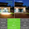 Decoraties 268 220 LED SOLAR LICTEN Outdoor IP65 Waterdicht met 3Modes PIR Motion Sensor Grote helder voor Stree Garden Decor Wall Lamp