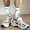 Мужские носки мы с глупыми (умные микробы) - для света хараджуку высокие чулки в течение всего сезона