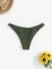 Costumi da bagno femminile Zaful Two Tone Tone Color Blocko-ring Honeycomb Bikini Mix Match Match Swimsuit separa la top e il fondo della spiaggia