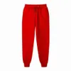 Men's Pants Fashion brand solid color sports pants mens simple fitness mens Trousers casual Harajuku mensL2403