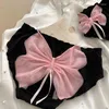 Women's Panties Big Bow Female Underwear Sweet Cotton Briefs Woman Cute Soft Sexy Mid-rise For Women Mesh Intimate Intimates