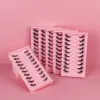 False Eyelashes Half Lashes Cat Eye 3D Faux Mink Lashes Curling 10mm Volume Short Wispy Natural Look Eyelashes Clear Band 10 Pairs/set LL