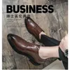 Одевать обувь кожа мужская весенняя формальная одежда Деловая повседневная дышащая британская корея