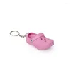 Keychains Mini Slipper Keychain mignon Babouche sac sac à main sac à dos couvert de couverture de couverture de couverture