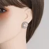 Topp modeörhängen bokstäver clip-ons örhängen för kvinnor lyxiga designörhängen enkla hängsmycken