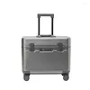 Akschriften Pography Laptop Tassen draagbare make -up koffer Duffle tas bordbare reiscarry op bagage met wielen