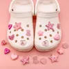 1015pcs Charmes de chaussures acryliques Épingles de décorations de chaussures vintage pour sandales accessoires de perles boucles pour femmes cadeaux filles 240428