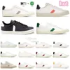 Top Vejaon Sneakers Men White 2005 French Brasilien Green Earth Green Low-Carbon Life V Organic Cotton Flats Platform Sneakers Women Classic Designer Shoes 313