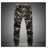 Pantalon masculin camouflage pantalon de jogging militaire masculin 2024 pur coton printemps et crayon d'automne pantalon confortable camouflage Q240429