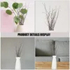 Fleurs décoratives 12 pcs Birch Branch Decoration Vase remplissez Branches Mariage Halloween Deccor Small Sèche en bois séché