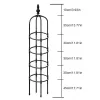 Dekoracje obelisk ogrodowy łuk kratowiskowy wsparcie rośliny ragrood rama do wspinaczki winorośli kwiaty stoi na zewnątrz kwiatowy dekoracje na zewnątrz