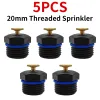 Kits wujie 5 stcs 20 mm verstelbare watersproeier 1/2 '' thread spuit mondstuk tuin gazon druppel irrigatiesysteem kit huistuingereedschap