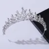 Tiaras 5 cores barrocas azuis verdes vermelhos coroa de casamento presente de casamento no noiva rainha de noiva Tiaras acessórios para cabelos