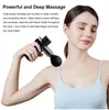 LCD Controllo della frequenza intelligente Mini fascia pistola portatile per massaggiatore USB Massager elettrico Membrana Massage per rilassarsi 240422