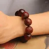 Strand Natural Pterocarpus Santalinus Armband Tolv Zodiac Three-One Lucky Crafts Buddhist Buddha Beads Prayer