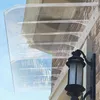 Figurine decorative 40 40 cm invisibile tetto a baldacchino porte trasparente per tesa da sole per terapia da sole per protezione del balcone esterno