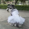 Vêtements pour chiens robe en dentelle durable vêtements résistants à la larme