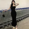 Городские сексуальные платья Осень Pure Sleless Women Women Sexy Sweath Hotsweet Korean Style Fashion All-Match Vestido Feminino Новое прибытие Популярное шикарное D240427