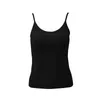 Tanks pour femmes camis camistte de soutien-gorge rembourrés pour femmes en italien solide comi top top top camisole avec le réservoir de fitness Camisole de maison de soutien-gorge intégré TOPL24029