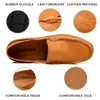 Casual Moccasins Loafers Leather For Breathable Sneakers Men Driving Shoes Comfort Flats a